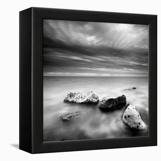 Waves on Rocks-PhotoINC-Framed Premier Image Canvas