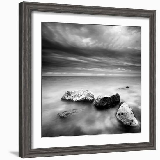 Waves on Rocks-PhotoINC-Framed Photographic Print