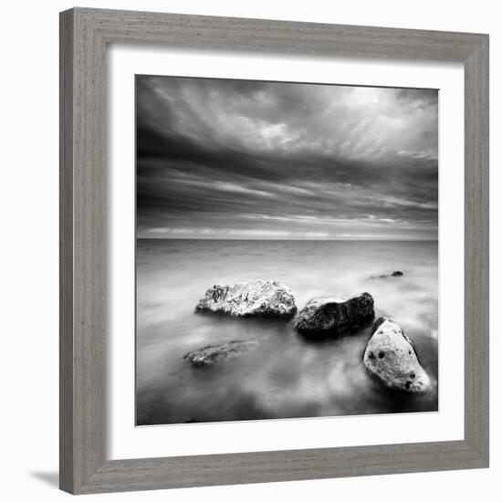 Waves on Rocks-PhotoINC-Framed Photographic Print