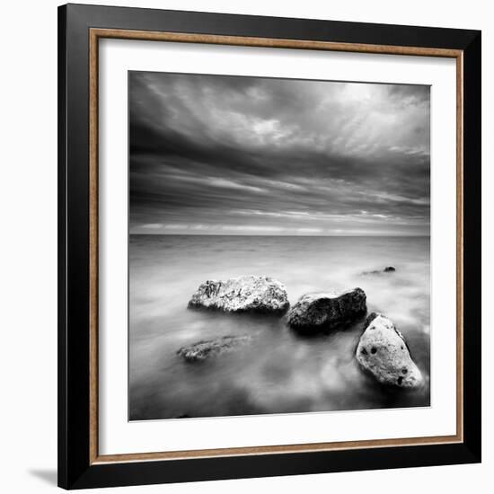 Waves on Rocks-PhotoINC-Framed Photographic Print