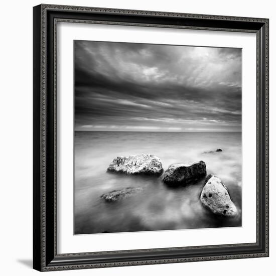 Waves on Rocks-PhotoINC-Framed Photographic Print