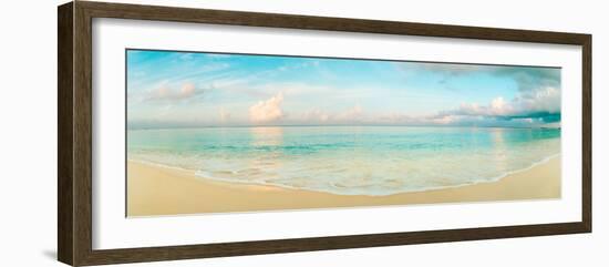 Waves on the Beach, Seven Mile Beach, Grand Cayman, Cayman Islands-null-Framed Premium Photographic Print