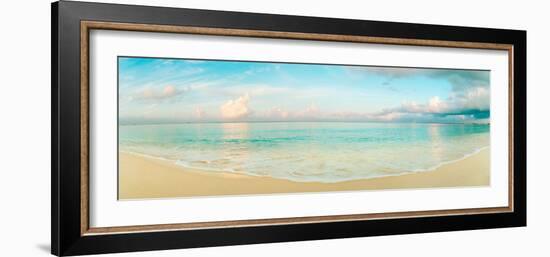 Waves on the Beach, Seven Mile Beach, Grand Cayman, Cayman Islands-null-Framed Premium Photographic Print