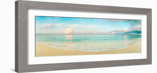 Waves on the Beach, Seven Mile Beach, Grand Cayman, Cayman Islands--Framed Photographic Print