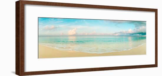 Waves on the Beach, Seven Mile Beach, Grand Cayman, Cayman Islands-null-Framed Photographic Print