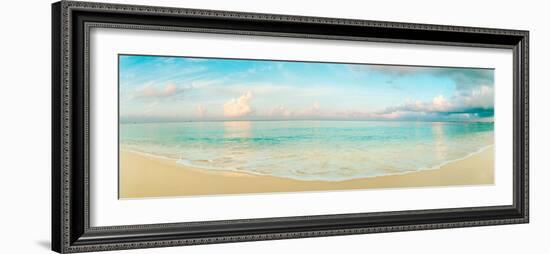 Waves on the Beach, Seven Mile Beach, Grand Cayman, Cayman Islands--Framed Photographic Print