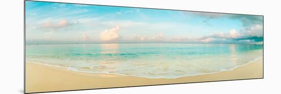 Waves on the Beach, Seven Mile Beach, Grand Cayman, Cayman Islands-null-Mounted Photographic Print