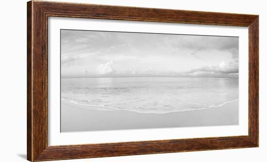 Waves on the beach, Seven Mile Beach, Grand Cayman, Cayman Islands-null-Framed Photographic Print