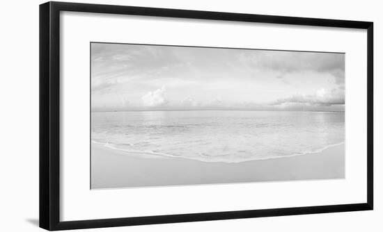 Waves on the beach, Seven Mile Beach, Grand Cayman, Cayman Islands-null-Framed Photographic Print