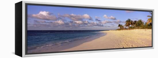 Waves on the Beach, Shoal Bay Beach, Anguilla-null-Framed Premier Image Canvas