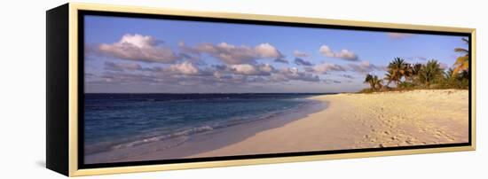 Waves on the Beach, Shoal Bay Beach, Anguilla-null-Framed Premier Image Canvas