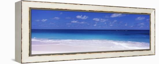 Waves on the Beach, Shoal Bay Beach, Anguilla-null-Framed Premier Image Canvas