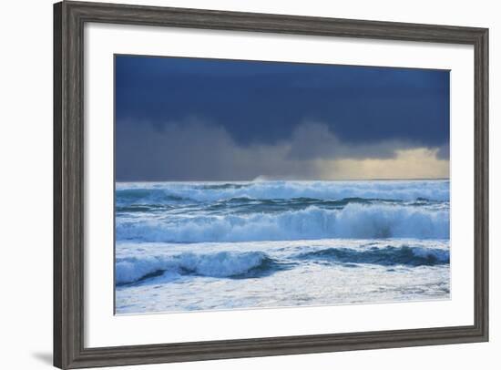 Waves, Paparoa National Park, West Coast, South Island, New Zealand-Marco Simoni-Framed Photographic Print