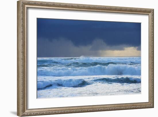 Waves, Paparoa National Park, West Coast, South Island, New Zealand-Marco Simoni-Framed Photographic Print