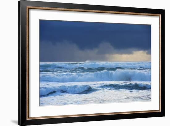 Waves, Paparoa National Park, West Coast, South Island, New Zealand-Marco Simoni-Framed Photographic Print