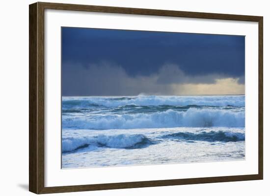 Waves, Paparoa National Park, West Coast, South Island, New Zealand-Marco Simoni-Framed Photographic Print