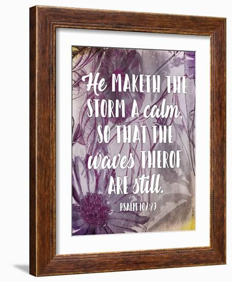 Waves Psalm-Jace Grey-Framed Art Print