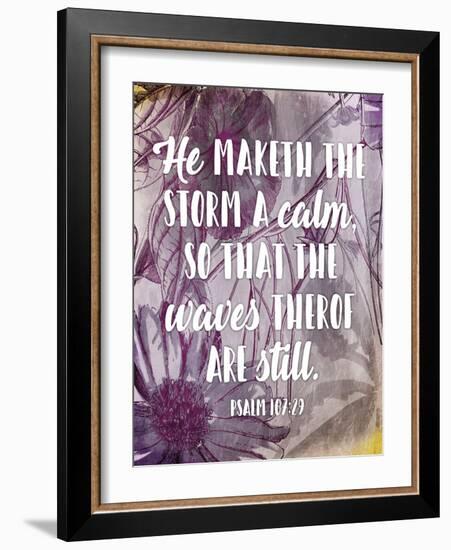 Waves Psalm-Jace Grey-Framed Art Print