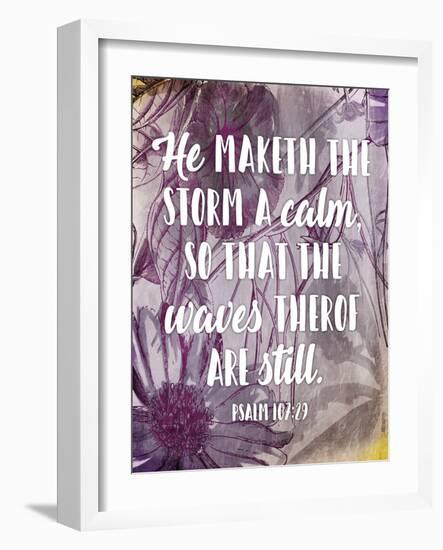 Waves Psalm-Jace Grey-Framed Art Print