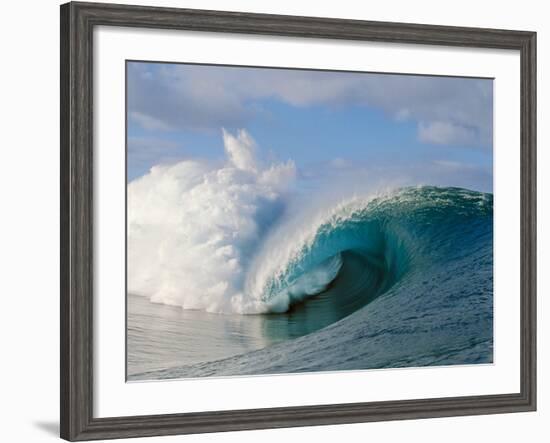 Waves Splashing in the Sea-null-Framed Photographic Print