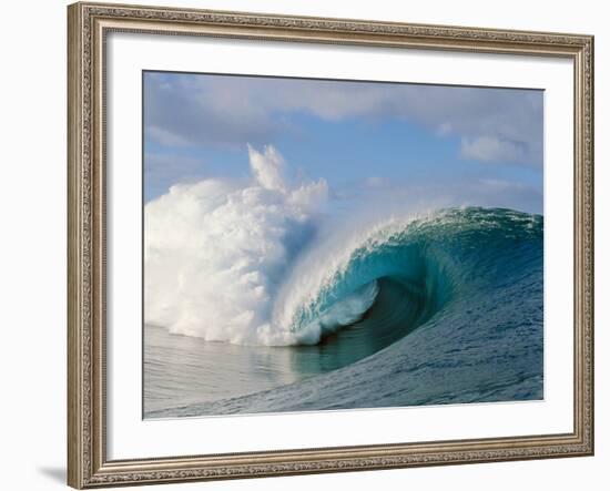 Waves Splashing in the Sea-null-Framed Photographic Print