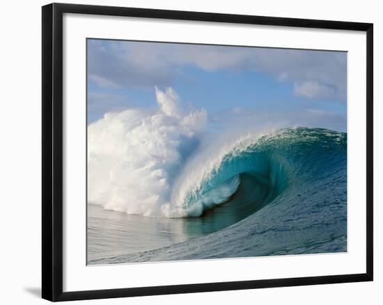 Waves Splashing in the Sea-null-Framed Photographic Print