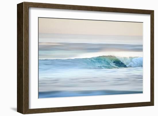 Waves Sunrise Blues, 2024-Alex Hanson-Framed Art Print