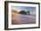 Waves Sweeping onto the Deserted Beach at Durdle Door, Dorset, England. Winter-Adam Burton-Framed Photographic Print