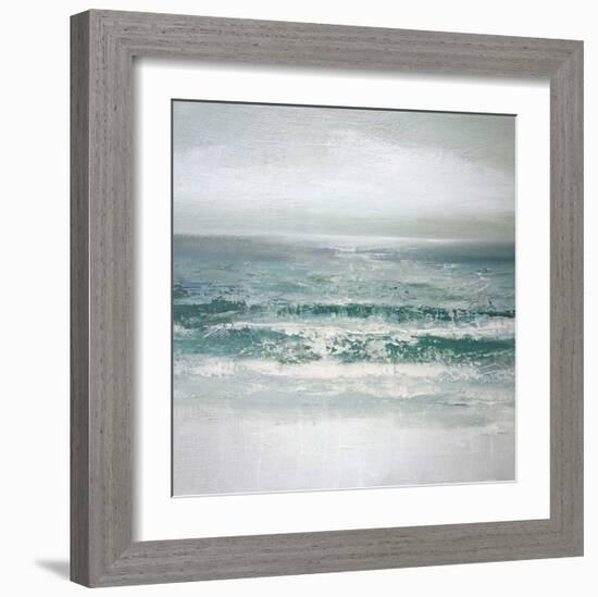 Waves-Caroline Gold-Framed Giclee Print