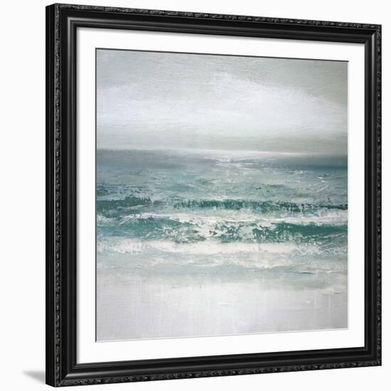 Waves-Caroline Gold-Framed Art Print