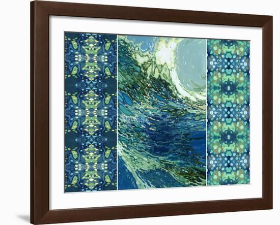 Wavy Connections II-Margaret Juul-Framed Art Print