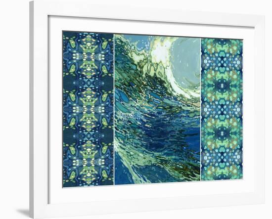 Wavy Connections II-Margaret Juul-Framed Art Print