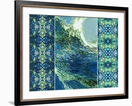 Wavy Connections II-Margaret Juul-Framed Art Print