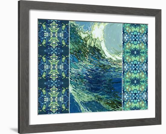 Wavy Connections II-Margaret Juul-Framed Art Print