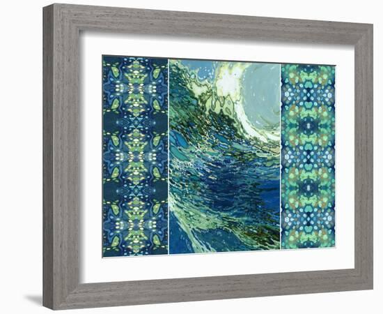 Wavy Connections II-Margaret Juul-Framed Giclee Print