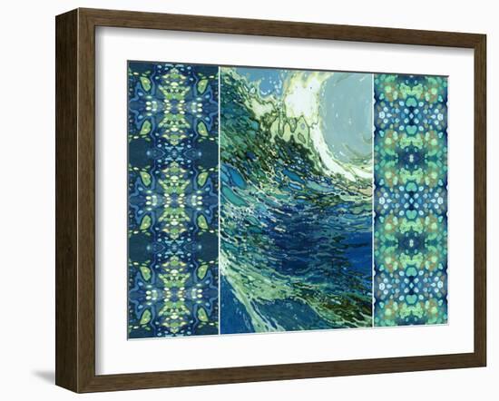 Wavy Connections II-Margaret Juul-Framed Giclee Print