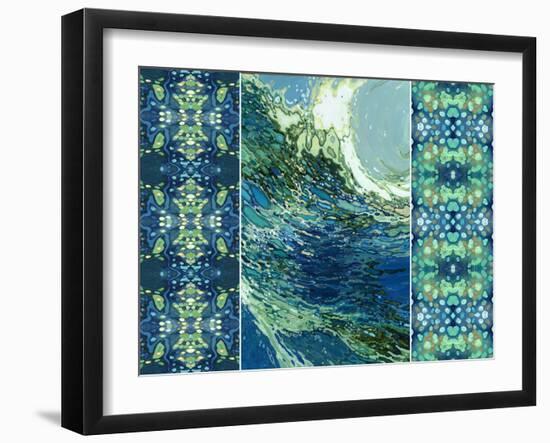 Wavy Connections II-Margaret Juul-Framed Giclee Print
