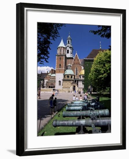 Wawel Cathedral and Castle, Krakow, Makopolska, Poland-Gavin Hellier-Framed Photographic Print