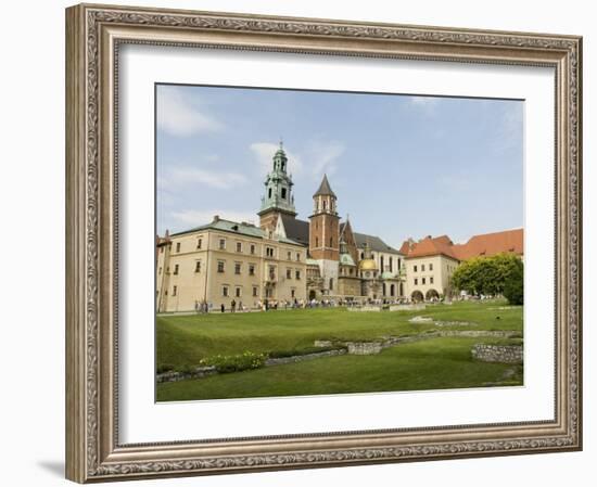 Wawel Cathedral, Royal Castle Area, Krakow (Cracow), Unesco World Heritage Site, Poland-R H Productions-Framed Photographic Print