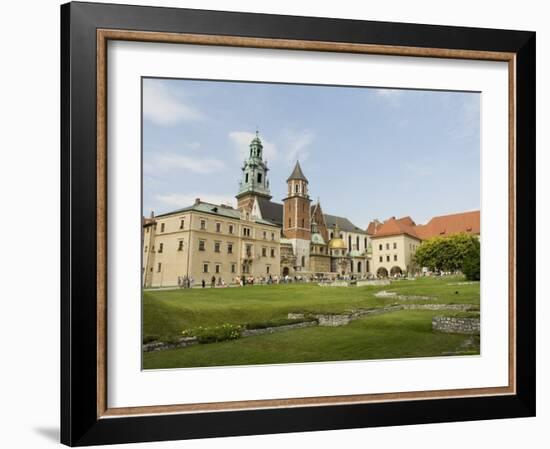 Wawel Cathedral, Royal Castle Area, Krakow (Cracow), Unesco World Heritage Site, Poland-R H Productions-Framed Photographic Print