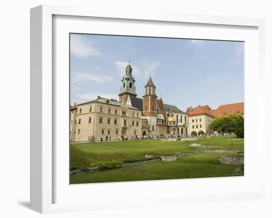 Wawel Cathedral, Royal Castle Area, Krakow (Cracow), Unesco World Heritage Site, Poland-R H Productions-Framed Photographic Print