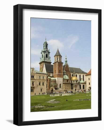 Wawel Cathedral, Royal Castle Area, Krakow (Cracow), Unesco World Heritage Site, Poland-R H Productions-Framed Photographic Print