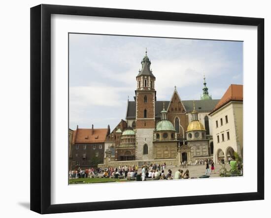 Wawel Cathedral, Royal Castle Area, Krakow (Cracow), Unesco World Heritage Site, Poland-R H Productions-Framed Photographic Print