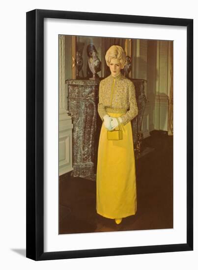 Wax Rendition of Princess Diana-null-Framed Art Print