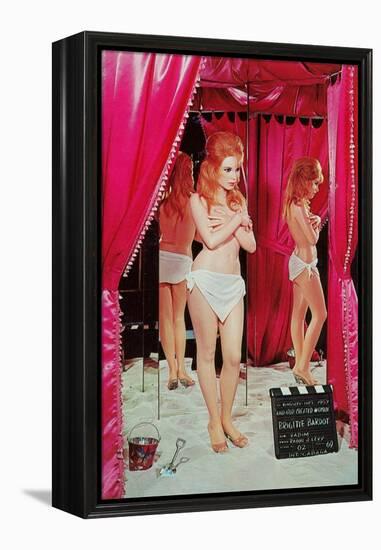 Wax Work Brigette Bardot-null-Framed Stretched Canvas