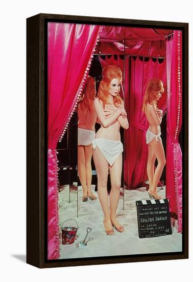 Wax Work Brigette Bardot-null-Framed Stretched Canvas