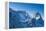 Waxenstein, Hšllental, Winter, Mountaineering, Aerial Shot-Frank Fleischmann-Framed Premier Image Canvas