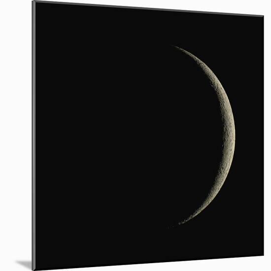 Waxing Crescent Moon-Eckhard Slawik-Mounted Premium Photographic Print