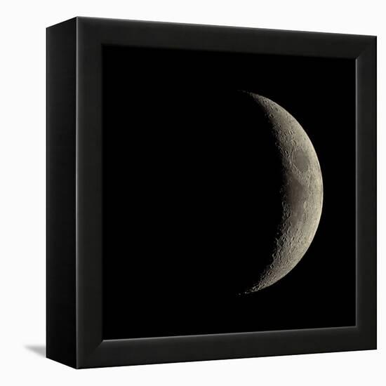 Waxing Crescent Moon-Eckhard Slawik-Framed Premier Image Canvas