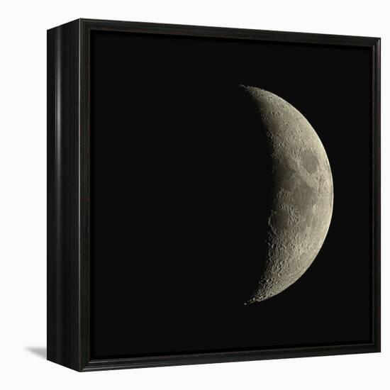 Waxing Crescent Moon-Eckhard Slawik-Framed Premier Image Canvas